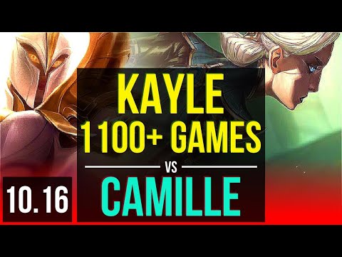 KAYLE vs CAMILLE (TOP) | 2.1M mastery points, 1100+ games, KDA 8/3/11 | EUW Master | v10.16