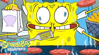 SpongeBob's Best Krabby Patty Moments from NEWER Episodes 🍔 | 45 Minutes | SpongeBob