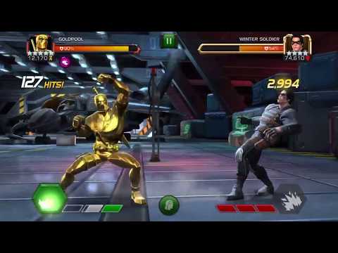 Mcoc 5* R4 duped Goldpool vs ROL Winter Soldier