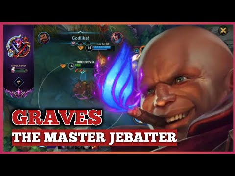 WILD RIFT GRAVES WITH REWORKED PHASE RUSH | GRAVES vs YASUO GAMEPLAY ( BUILDS & RUNES )