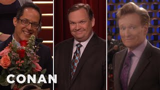 Conan &amp; Andy Try To Woo Angelina Jolie  - CONAN on TBS
