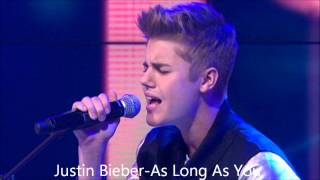 Justin Bieber - As Long As You Love Me Acoustic On Daybreak
