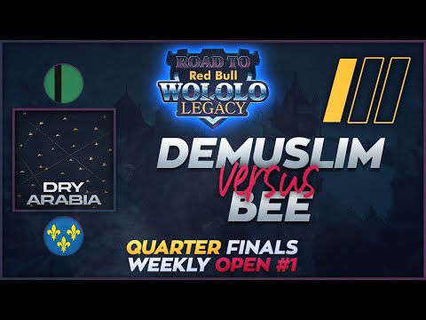 DeMusliM vs Bee - Road to Red Bull Wololo! Open Weekly #2 - QF Game 1 - Age of Empires 4