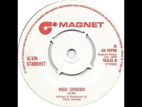 UK New Entry 1974 (93) Alvin Stardust - Red Dress