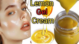 DIY Vitamin C Lemon Peel Cream | Homemade Whitening Face Cream for Glowing Spotless Skin