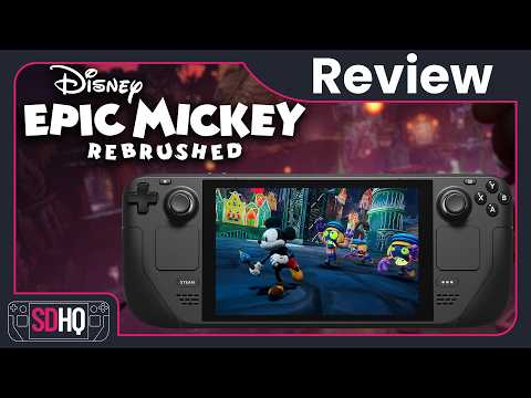 Disney Epic Mickey Rebrushed Is Great On the Steam Deck - Performance Review