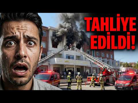 Bartın Adliyesi'nde Yangın! Bina Tahliye Edildi