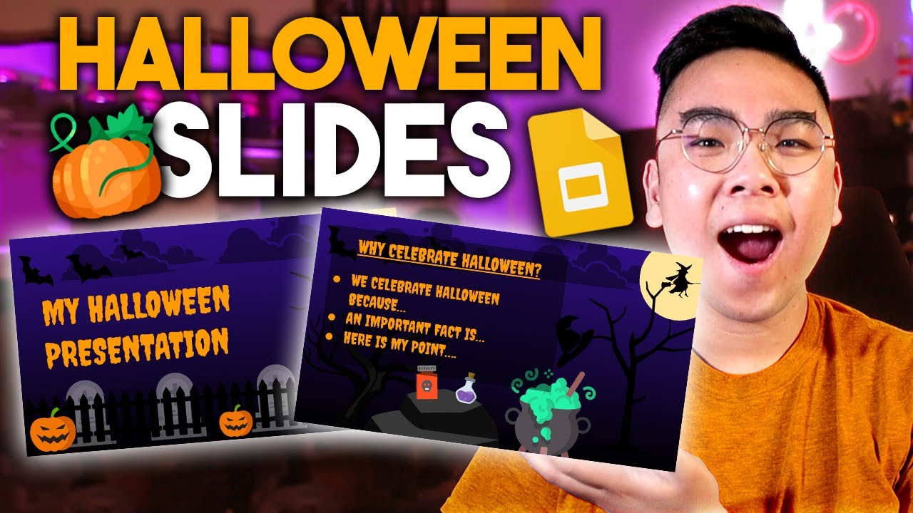 Halloween Theme Google Slides Presentation Tutorial! *aesthetic*