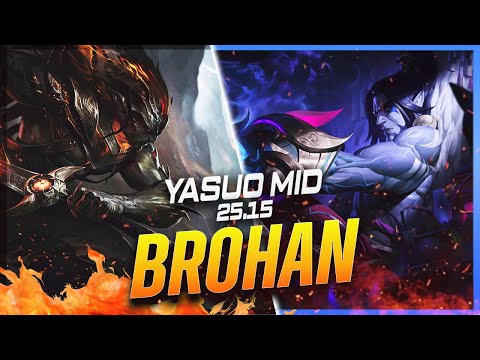 BROHAN - Yasuo vs Sylas MID #2 Patch 25.15 - Yasuo Gameplay