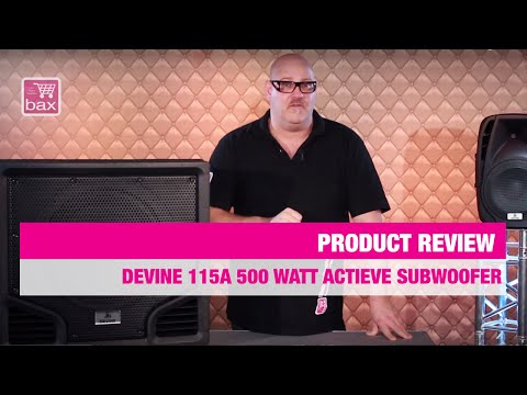 Review Devine SUB 115A 500 watt actieve subwoofer