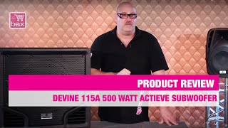 Review Devine SUB 115A 500 watt actieve subwoofer