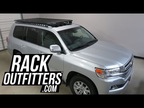 Toyota Land Cruiser with Rhino-Rack BackBone Pioneer Platform Rack