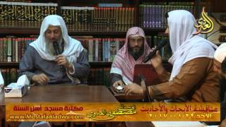 مناقشة الأبحاث والأحاديث بمكتبة مسجد أهل السنة بمنية سمنود 22 01 2017  1