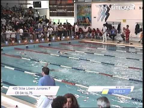 Serie 2 dei 400 Stile Libero Juniores Femmine - 15 Memorial Chiara Giavi