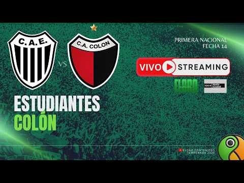EN VIVO | ESTUDIANTES VS COLÓN | PRIMERA NACIONAL