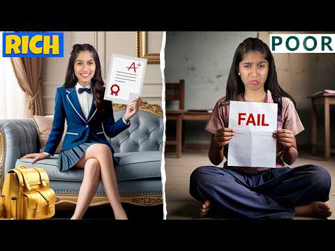RICH VS POOR EXAM LIFE! SHOCKING FAMILY DRAMA