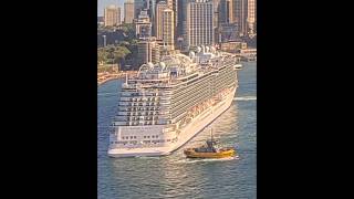 MV Discovery princess leaving Sydney #cruiseship #sydney #princesscruises #travel