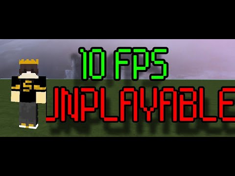 Minecraft PvP But its 10 FPS?!