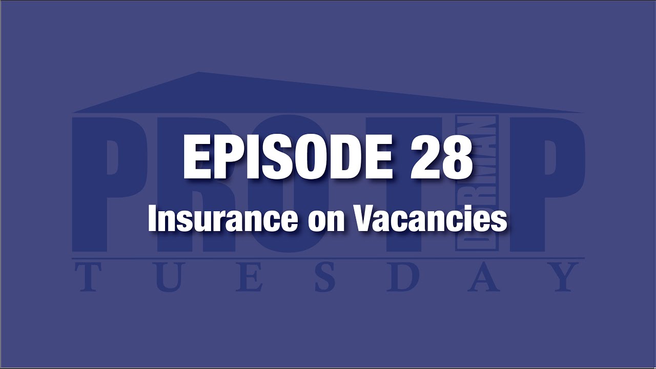 <![CDATA[Episode 28: Insurance on Vacancies]]>