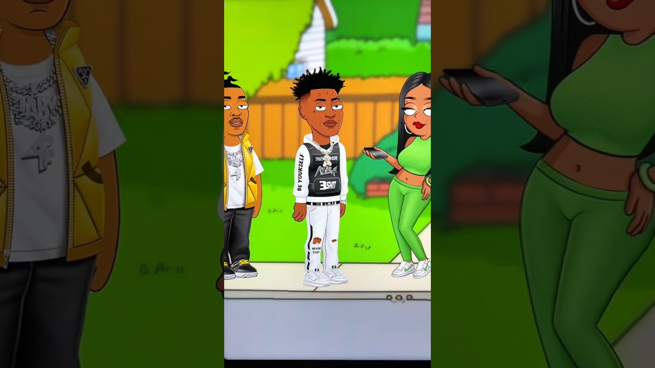 NBA YoungBoy 🤑 Family Guy 🏡 Transformation #art #digitalart #drawing