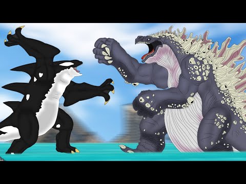 Killer whale zilla vs Whale godzilla | EPIC BATTLE!! | PiKKY GODZILLA