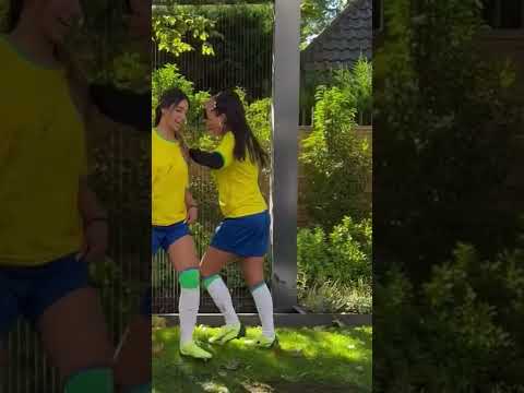 Gabily e Vanessa Lopes e Marquinhos da seleção Brasileira #shorts