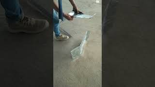 Fabricate at bending ng air duct...