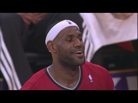 LeBron James Full Highlights at Lakers (2013.12.25) - 19 Pts, Christmas MVP