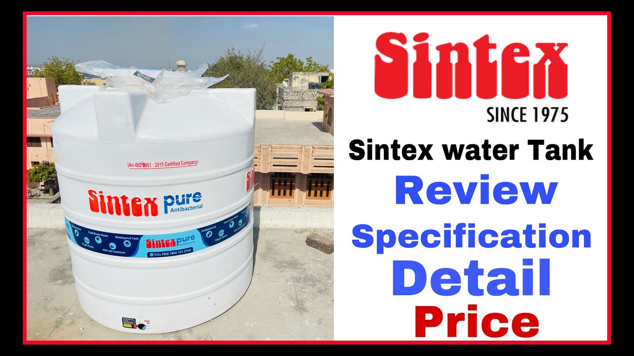 Watch video Sintex pure anti bacterial Tank review Sintex 1000 liter पानी की टंकी Now Sintex pure anti bacterial Tank review Sintex 1000 liter पानी की टंकी