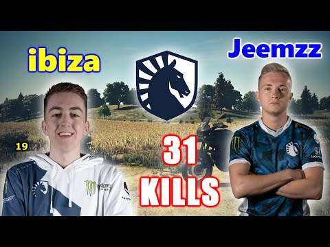 Team Liquid ibiza & Jeemzz - 31 KILLS - M416+Mini14 - DUO - PUBG