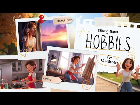 [A2] Talking about your Hobbies | English Listening & Speaking Practice