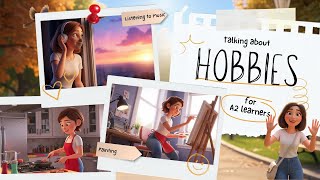 [A2] Talking about your Hobbies | English Listening & Speaking Practice