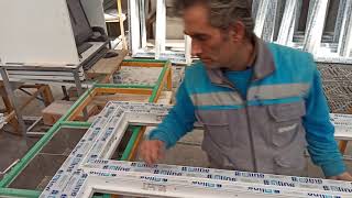 PVC Kapı Pencere Nasıl Yapılır-5 Kasa Kanat Birleştirme -Frame Sash Co
