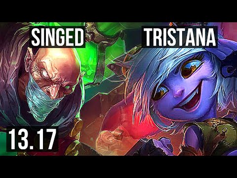SINGED vs TRISTANA (MID) | 1.7M mastery, 700+ games, 3/1/4 | KR Master | 13.17