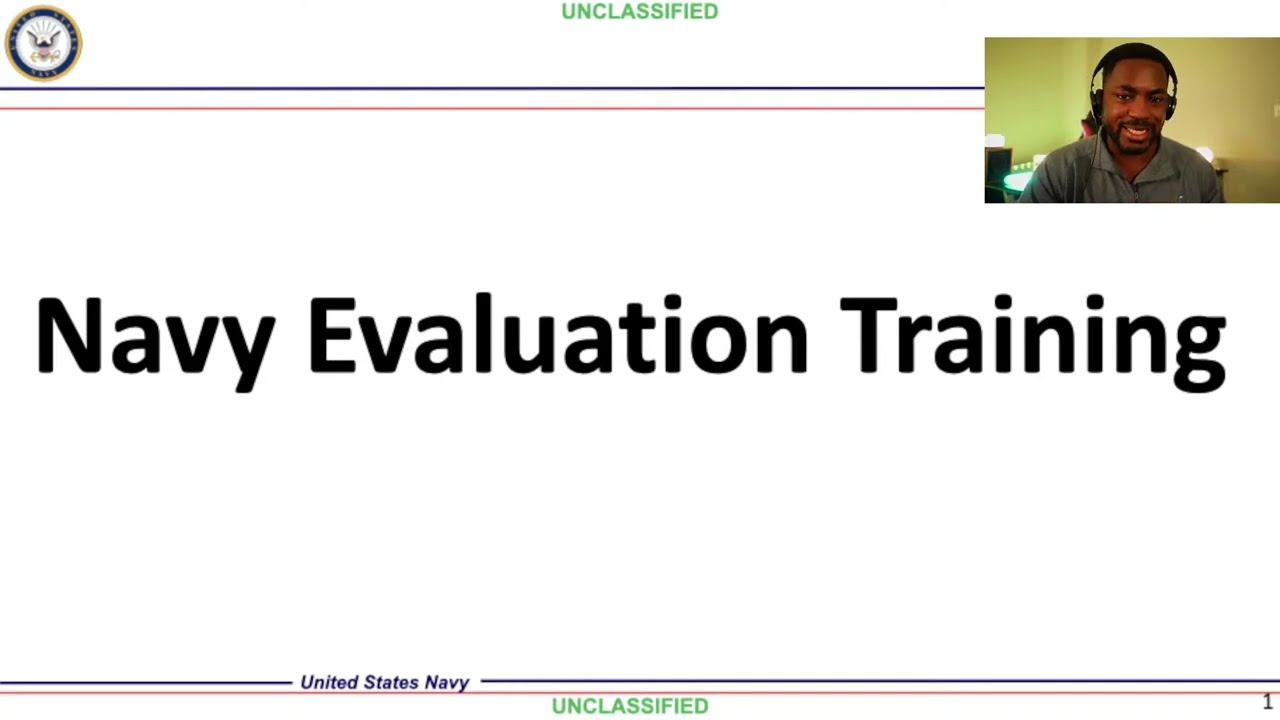 Navy Eval Training 2025