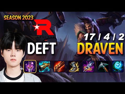 KT Deft DRAVEN vs KAI'SA ADC - Patch 13.23 KR Ranked