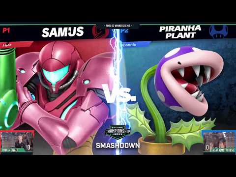 Smashdown Minor (Apr. '19) - Pink Menace (Samus) Vs. AcaRa|MetalRenz (P. Plant, Simon) - Pool B3