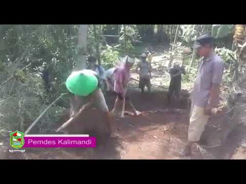 Kegiatan Pembangunan dan Padat Karya Tunai Desa Kalimandi