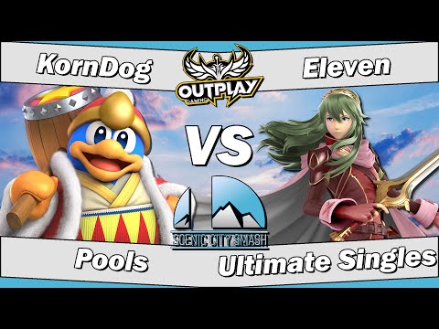 Scenic City Smash I Pools - KornDog (King Dedede) Vs.  Eleven (Lucina, Byleth, Shulk) Smash Ultimate