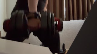 【ASMR】　スクワットしてる時の心音　Heartbeat while doing squats