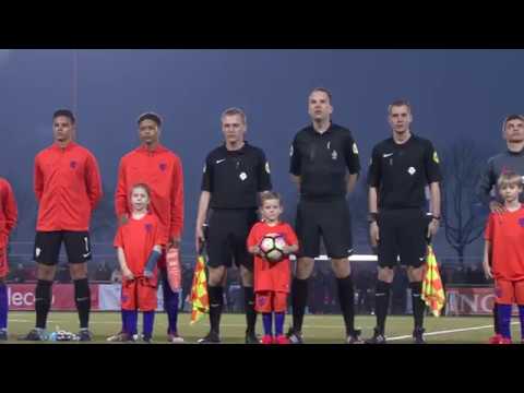 Wedstrijd verslag Nederland - België onder 15 sportpark Verhoven Gilze