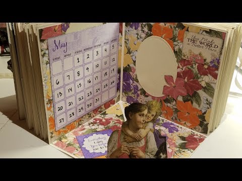 Calendar Pop-up Mini Album using BoBunny "On This Day"