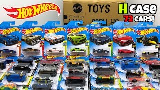 Unboxing Hot Wheels 2019 H Case 72 Car Assortment!