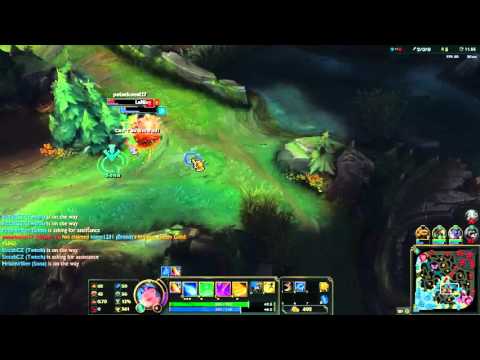 Sona Supports Retarded Twitch vs Yasuo and Morgana on Bot Ranked Preseason 6