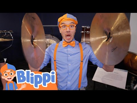 Blippi Learns About Musical Instruments at Rhythm Discovery Center | Educational Videos for Kids