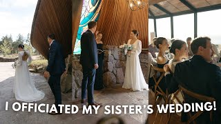 I officiated my sister's wedding! (roadtrip, getting the bride ready, + exploring Sea Ranch, CA)