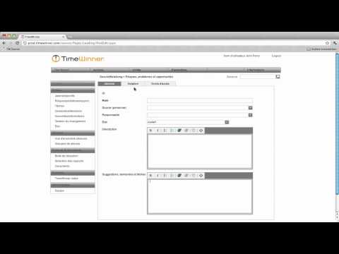 TimeWinner Gestion des risques et problèmes