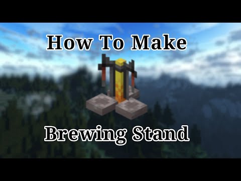 Fantasy Magic - How to make Brewing Stand in Minecraft || Crafting Recipe of Brewing Stand in Minecraft ||