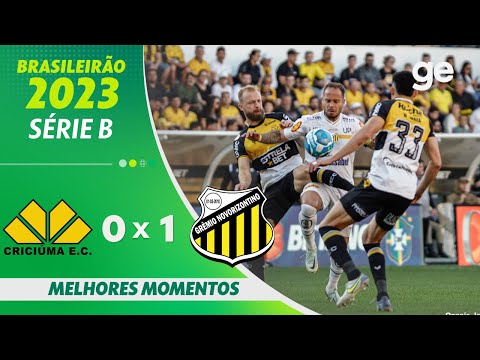Gols e lances de Criciúma x Novorizontino