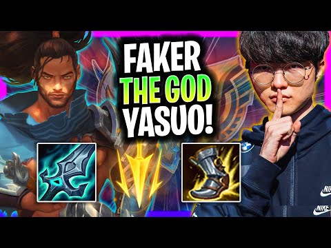 FAKER IS A GOD WITH YASUO! | T1 Faker Plays Yasuo Mid vs Ryze!  Season 2025